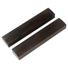 그리뉴얼 모던 우드 서예 문진 브라운 18cm x 2p, 1개