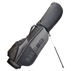 블랙클로버 URBAN STAND 6분할 골프 스탠드 캐디백, 블랙 + 그레이