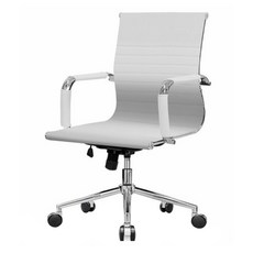NeoChair CENTURY 中世紀中型辦公椅, 白色