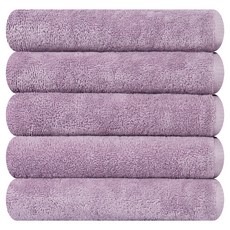 Songwol 松月 New日常柔軟豐盈40毛巾 200g 精梳棉, 紫色, 5個