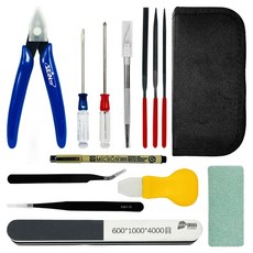 SEiNTF 塑膠模型工具14種+收納包套組, 1套