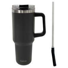 PAMIRE 帕米爾 真空不鏽鋼日常大容量隨行杯, 1個, 黑色, 900ml