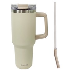 PAMIRE 帕米爾 真空不鏽鋼日常大容量隨行杯, 1個, 象牙白, 900ml