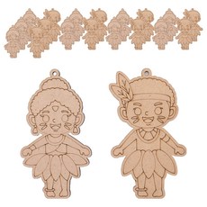 minhwashop 多元文化彩繪木製套組 UDPWD0157, 南非, 10套