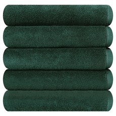 송월타월 뉴 데일리 소프트볼륨 40 수건 200g 코마사, 진녹색, 5개