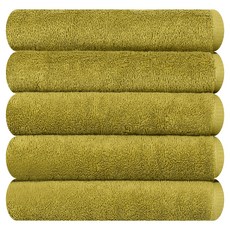 Songwol 松月 優質飯店毛巾 200g 40支精梳棉, 橄欖, 5個