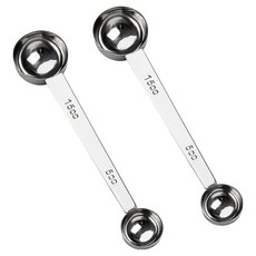 KALDIN 雙面不鏽鋼計量烘焙勺, 2個