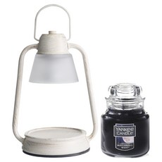 YANKee CANDLe 小蠟燭罐 + Beacon 迷你融蠟燈禮盒, 香檳, 仲夏之夜