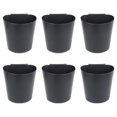 livingovoje 手推車層架掛式收納籃, 黑色, 6個