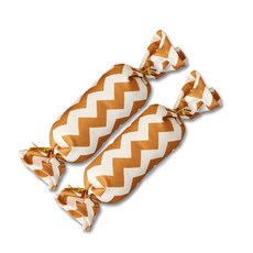 캣츠드림 고양이 냥냥이 캣닙 향기 캔디 쿠션 22 x 6 cm 10026, 오렌지, 2개