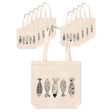 minhwashop 環保袋製作 魚, 魚 UDPFB0012, 10套