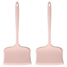 Easy Silicone 寬頭矽膠寬版鍋鏟 Turner 13.5cm, 2個, 粉紅色