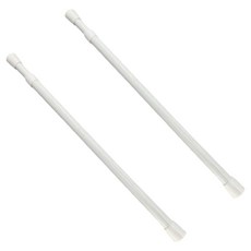 솔브리빙 강력 스프링 압축식 압축봉 22mm 2p, 화이트