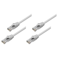 랜스타 CAT.6 UTP DIRECT 1Gbps 랜선 랜케이블, GREY, 4개, 1m