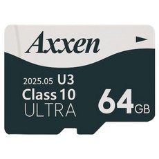 Axxen 超高速 U3 ULTRA 家用攝影機 行車記錄器 記憶卡 Micro SD卡 MSD52, 1個, 64GB