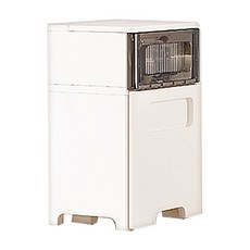 Yeya 也雅 小立方美妝收納櫃系列 附椅凳床頭櫃, 白色, 1個