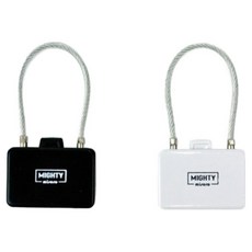 misoro 3000 鋼絲密碼鎖 黑色 + 白色套組 2038, 1套