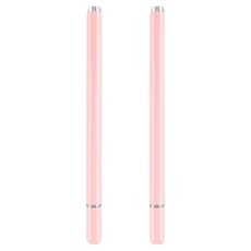 Akako 超細相容款單面觸控筆, 2個, 粉紅色