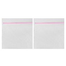 Goodsome 衛生洗衣網 50g 60 x 60 cm, 2個, 粉紅色(拉鍊)