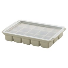 FLaiTO 鉑金矽膠Sokfit製冰盒 15格, 1個, 薄荷綠