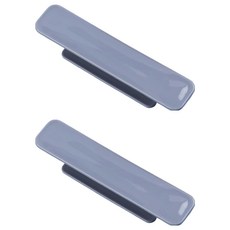 Greenuer 簡約免鑽孔簡易黏貼家具把手, 2個, 灰色