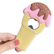 달콤한 아이스크림 병따개, 핑크, 1개