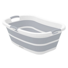 DING DONG PET 基本寵物折疊浴缸 大, 灰色, 1個
