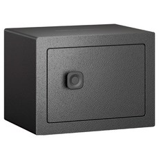 一鍵式指紋辨識迷你家用保險箱, 黑色