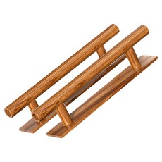 Greenuer 現代免鑽孔黏貼式家具把手, 淺木色, 2個