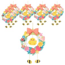 minhwashop 春季紙花環製作 UDPPP0360, 混合顏色, 10套