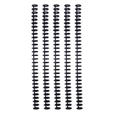 루이노리브 30공 바인더링 루즈링 1개입, 마카롱 블랙, 5개, 12mm