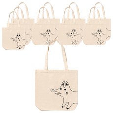 minhwashop 狐狸環保袋製作組 UDPFB001A, 混合顏色, 10套