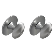 Greenuer 免打孔不鏽鋼簡易黏貼傢俱把手, 2個, 拉絲銀