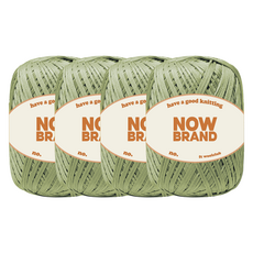 WoolClub NOWBRAND 高級人造絲編織線 80g, 117 柔和卡其色, 4個