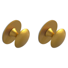 Greenuer 免打孔不鏽鋼簡易黏貼傢俱把手, 2個, 金色