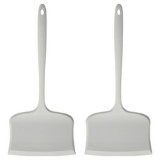 Easy Silicone 寬頭矽膠寬版鍋鏟 Turner 13.5cm, 2個, 灰色