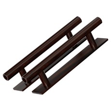 Greenuer 現代免鑽孔黏貼式家具把手, 深木色, 2個