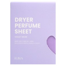 iLBiA 烘衣機香氛紙 衣物柔軟精 紫羅蘭麝香 正裝, 1個, 40入