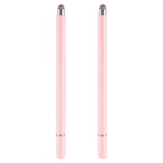 Akako 超細雙面相容觸控筆, 2個, 粉紅色
