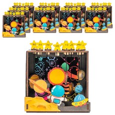 minhwashop MDF 宇宙製作 太陽系 UDPWD1030, 混合顏色, 10套