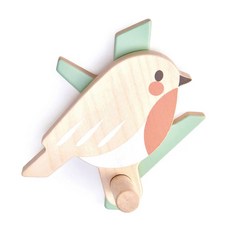 tender leaf森林衣帽勾 可愛小鳥造型 環保木材 居家收納好幫手, 木製, 1個