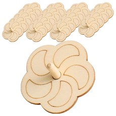 minhwashop 木陀螺製作組 半月花瓣 UDOWD0035, 20套, 混合顏色