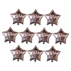 코히모 별모양 은박 파티 풍선 45cm 5W0398, 10개, 로즈골드