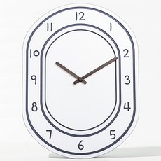 Marchenmond 舒適數位大型靜音掛鐘 40cm, 白色