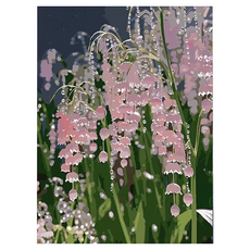 비엠디자인 플라워 소중한 십자수 60 x 80 cm, 은방울꽃, 1개