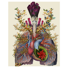 비엠디자인 화려한 느낌있는 보석십자수 60 x 80 cm, 하트 패턴 E타입, 1개