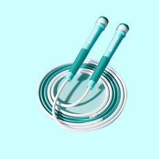 머니풀 마카롱 컬러 짧은 스포츠 줄넘기, MF 그린, 1개