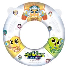 Winnie Connie 兒童用 The Haunted House 手把游泳圈 70 25S701, 1個, 混合色