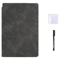 Joan & Betty 可擦拭白板筆記本 黑色, PET