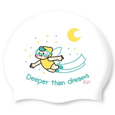 SD7 실리콘수모 달빛요정미소, 화이트, 1개